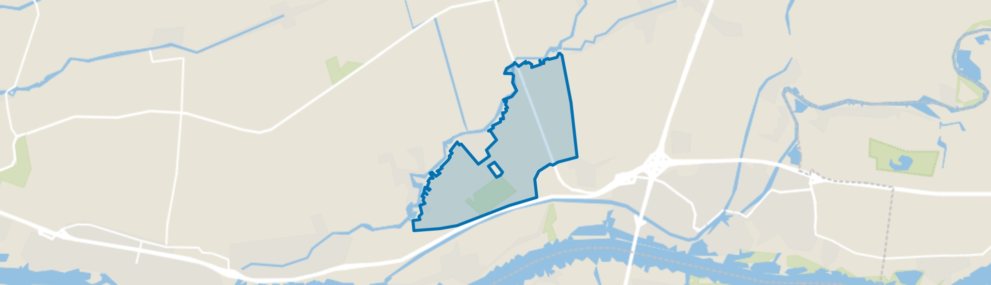 Giessenburg-Buitengebied-Zuid, Giessenburg map