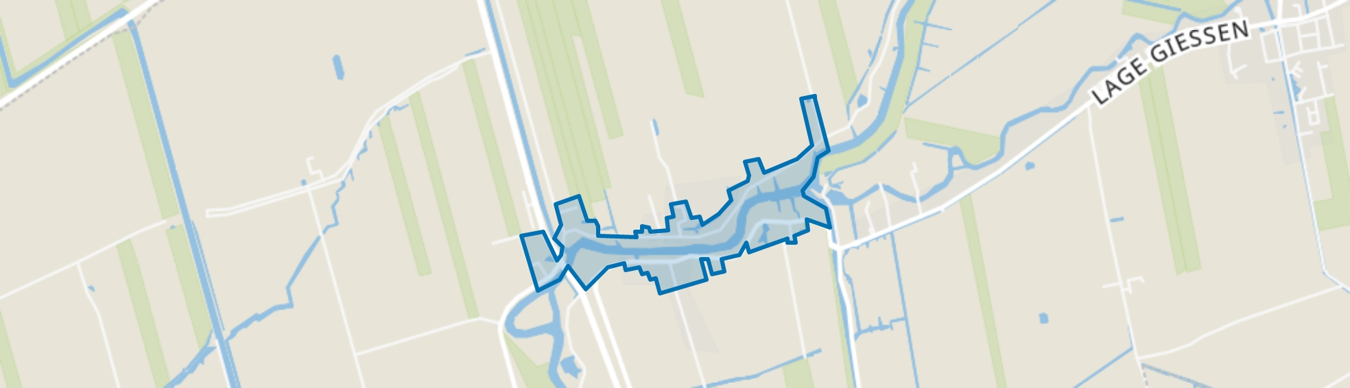 Giessenburg-Oost, Giessenburg map