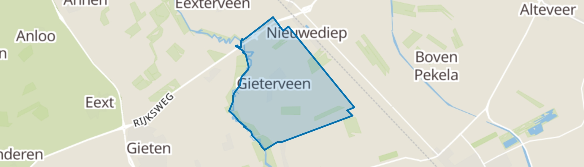 Gieterveen map