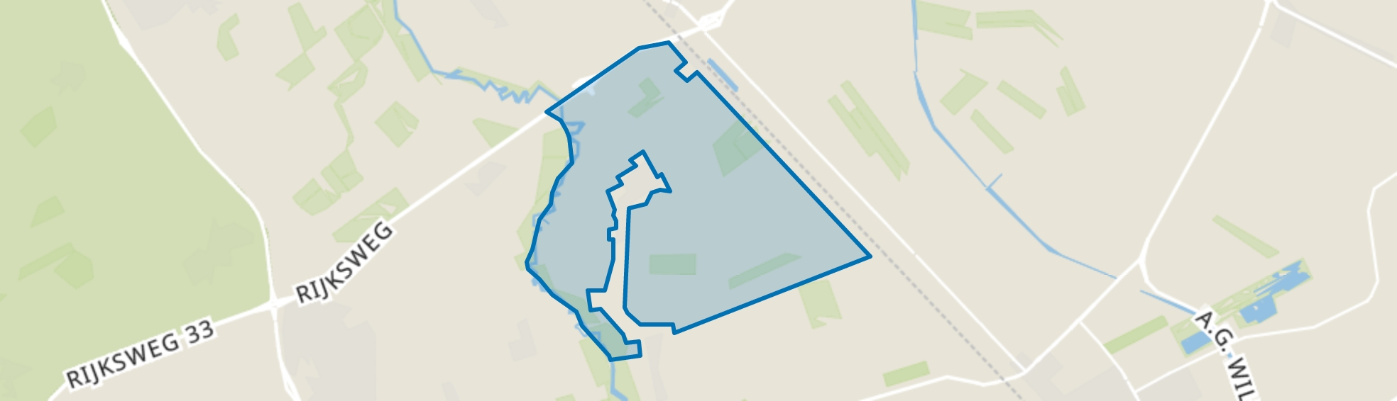 Verspreide huizen Gieterveen, Gieterveen map