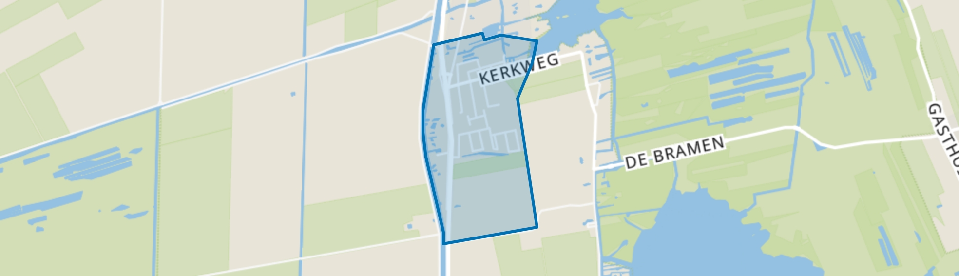 Giethoorn-Noord kern, Giethoorn map