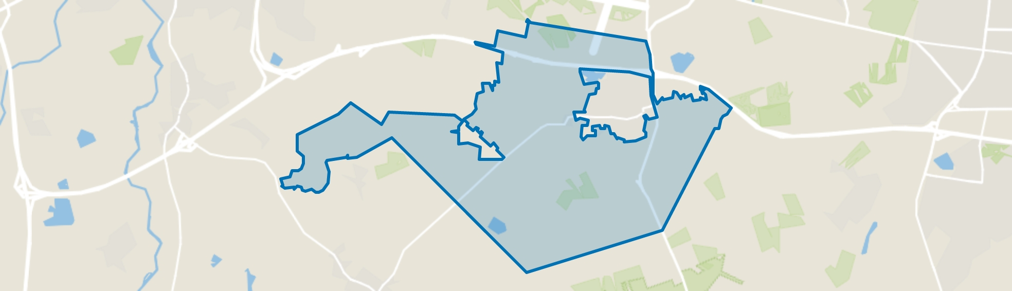 Buitengebied Gilze, Gilze map