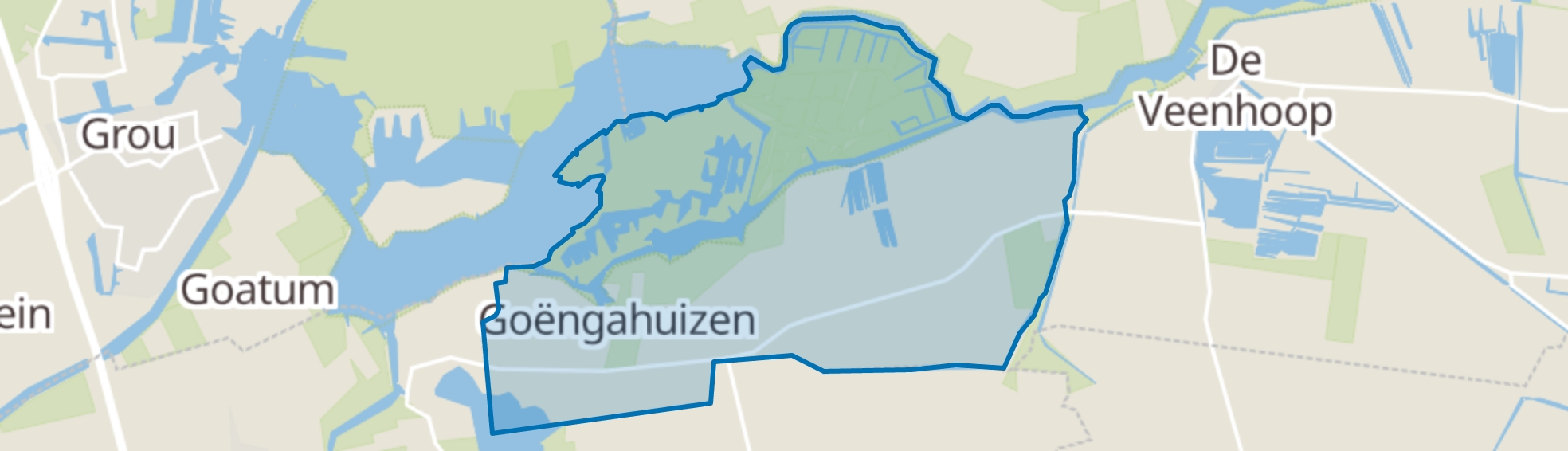 Goëngahuizen map