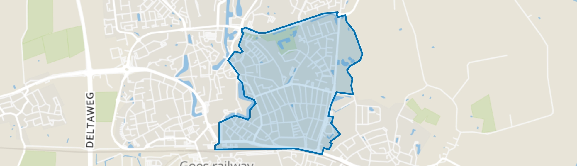 Goes-Oost, Goes map