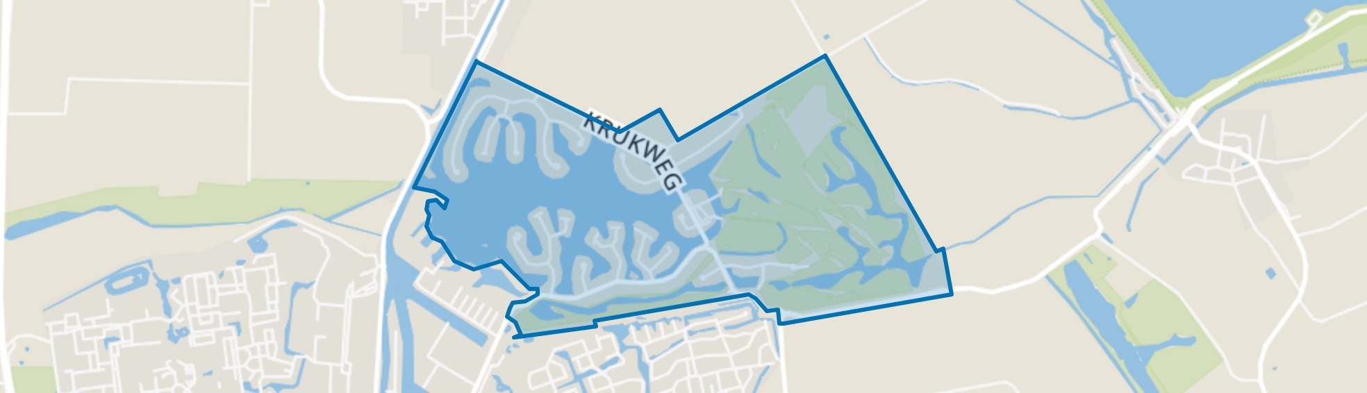 Goese Meer, Goes map