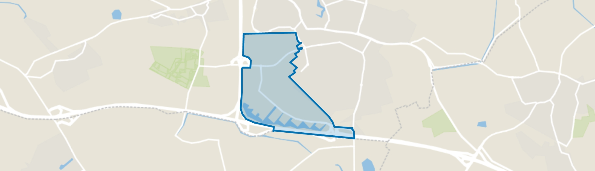 Industrieterrein De Poel, Goes map