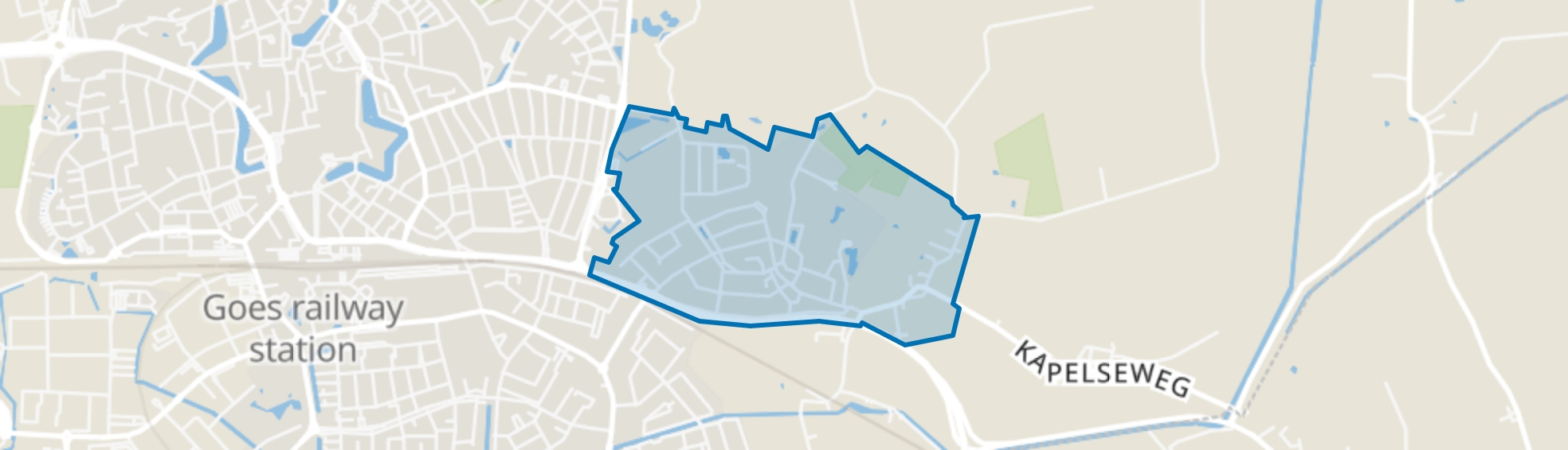 Kloetinge, Goes map