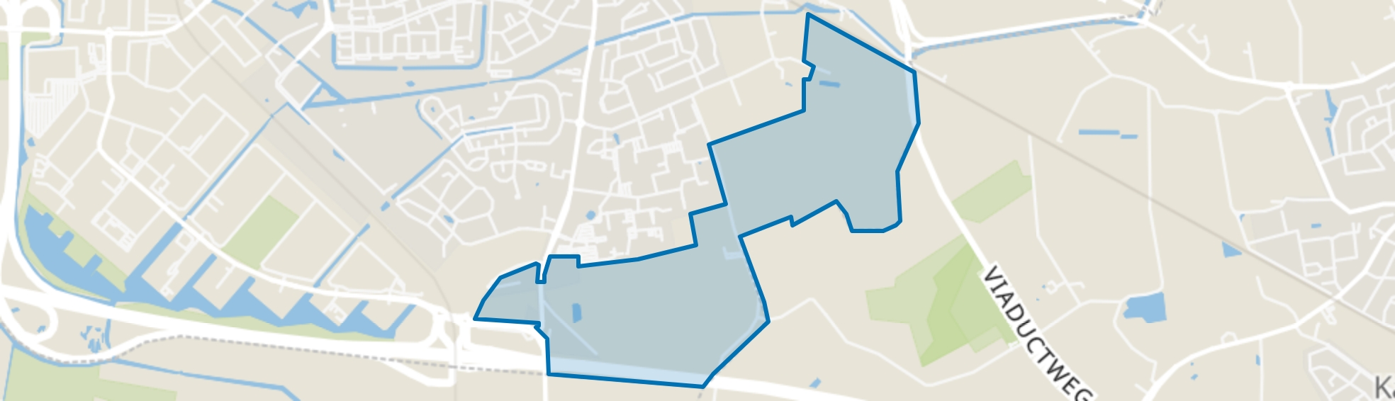 Verspreide huizen in het Zuiden, Goes map