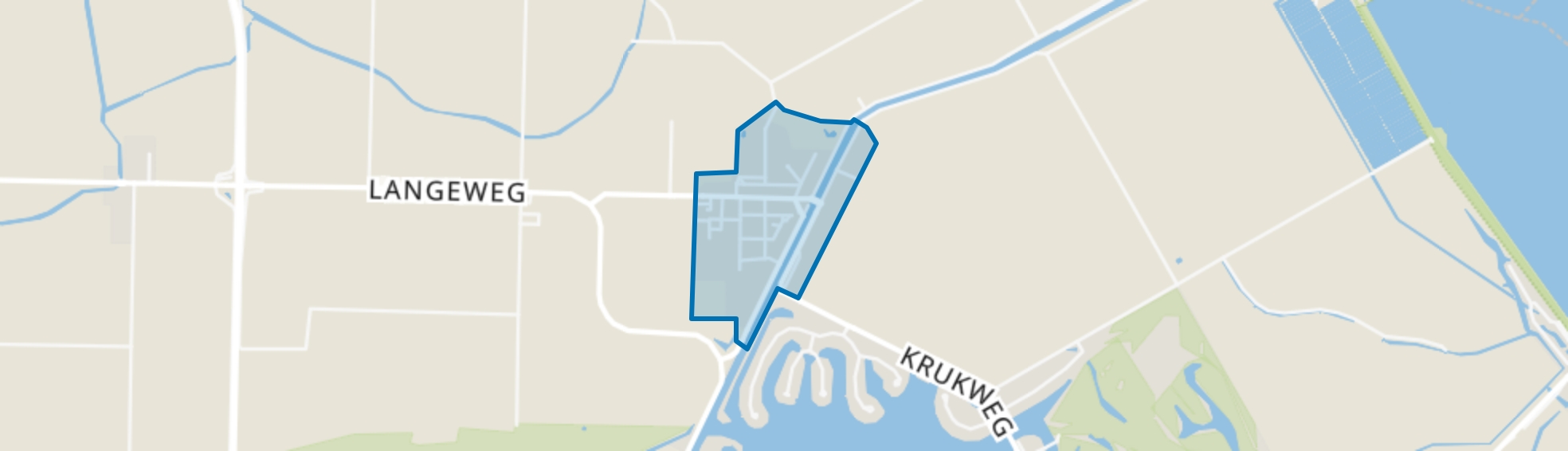 Wilhelminadorp, Goes map