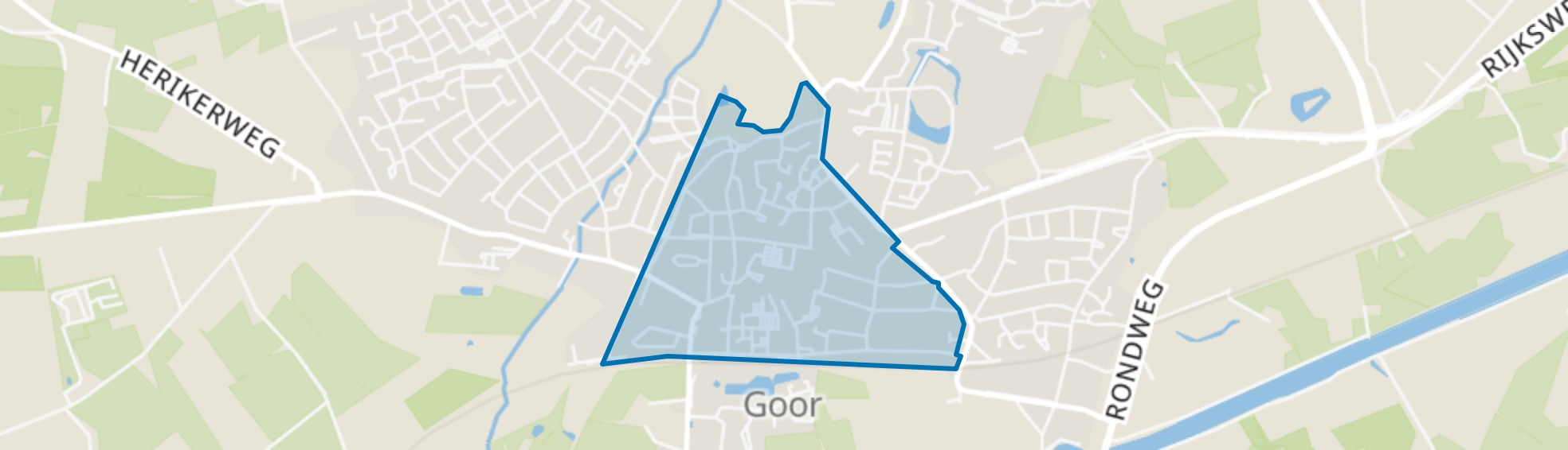 Centrum-Goor, Goor map