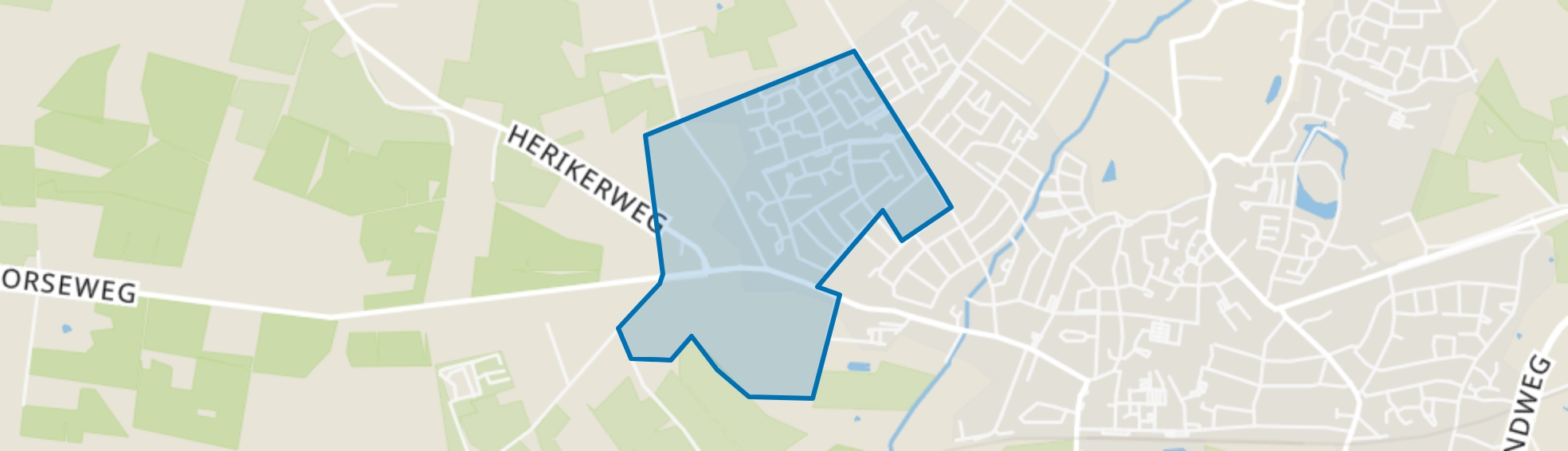 De Whee II-Zuid, Goor map