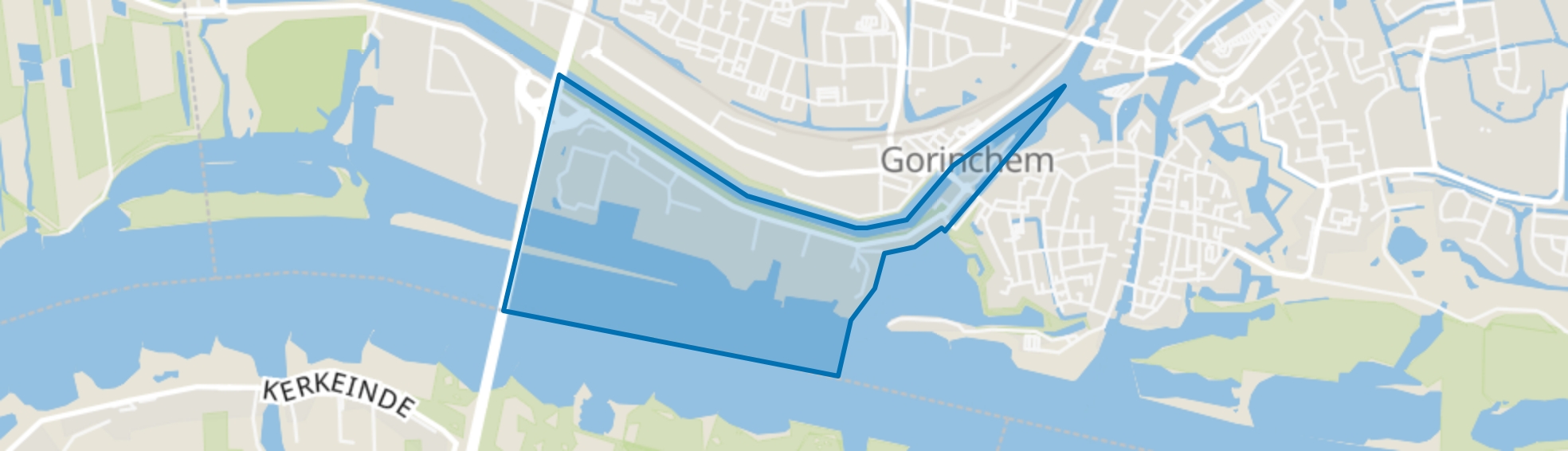 Avelingen Oost, Gorinchem map