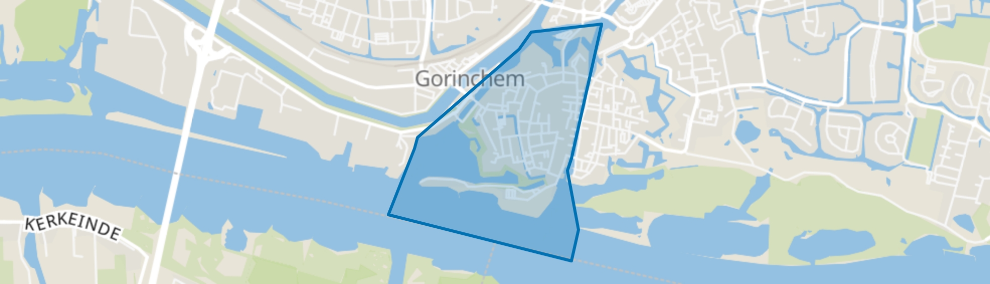 Benedenstad, Gorinchem map
