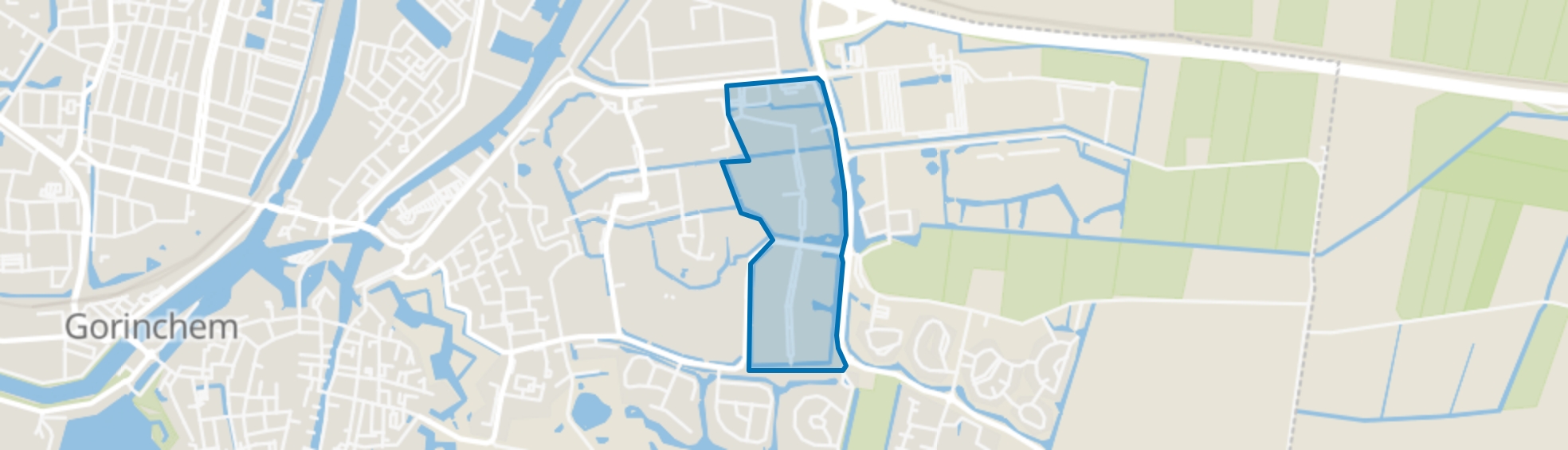 Laag Dalem Oost, Gorinchem map