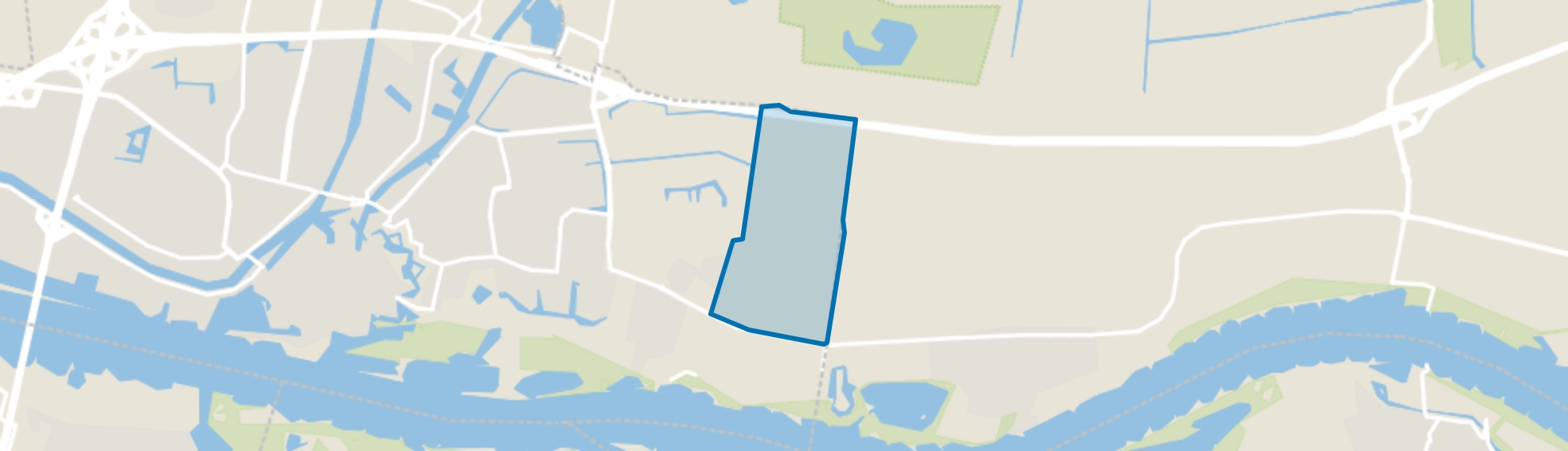 Landelijk gebied Oost, Gorinchem map