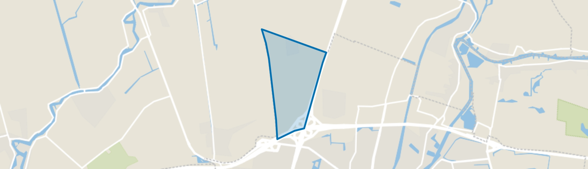 Landelijk gebied West, Gorinchem map