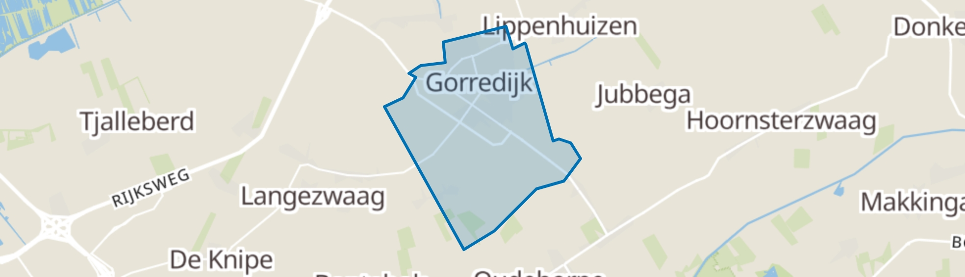 Gorredijk map