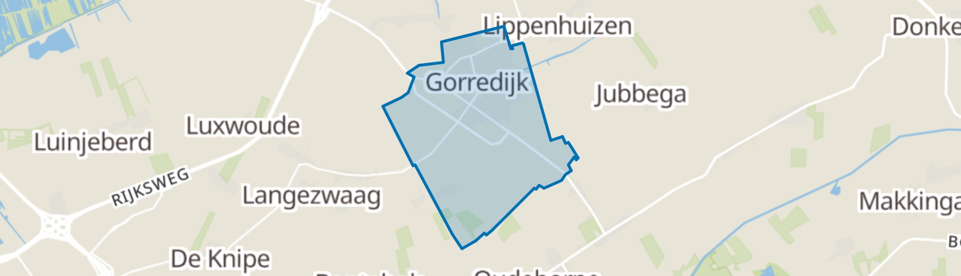 Gorredijk map