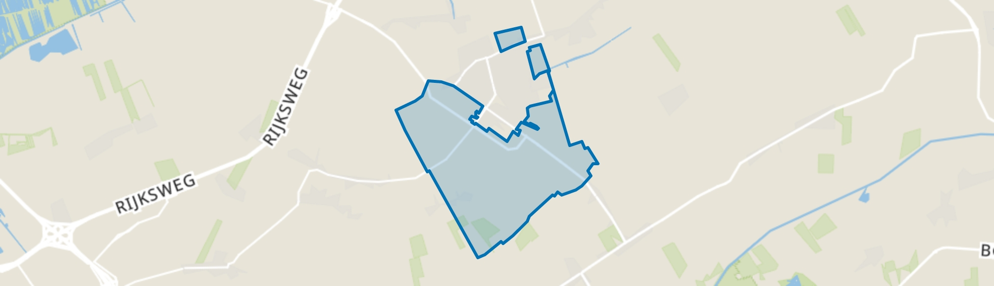 Gorredijk-Buitengebied, Gorredijk map