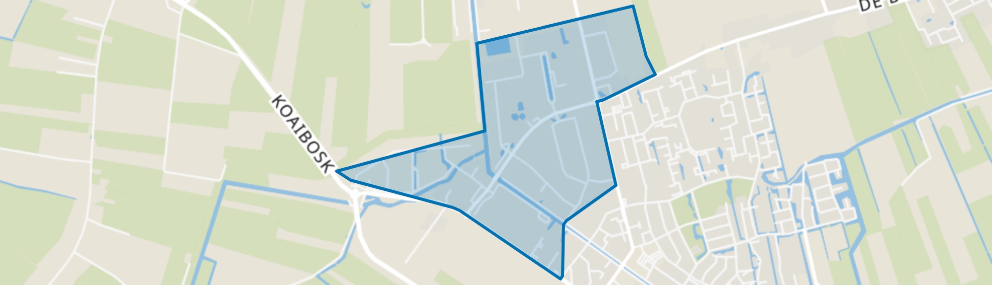 Gorredijk-De Kromten, Gorredijk map
