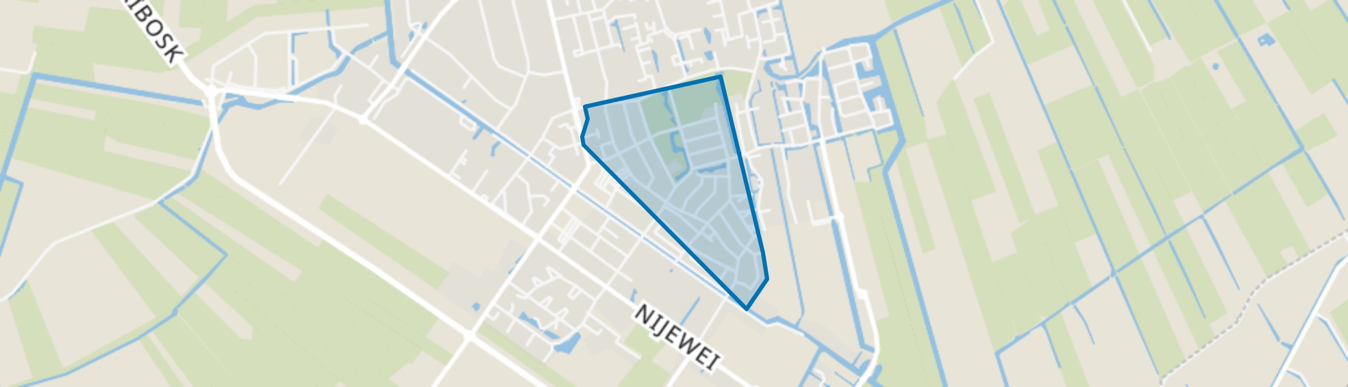 Gorredijk-Groene Long, Gorredijk map