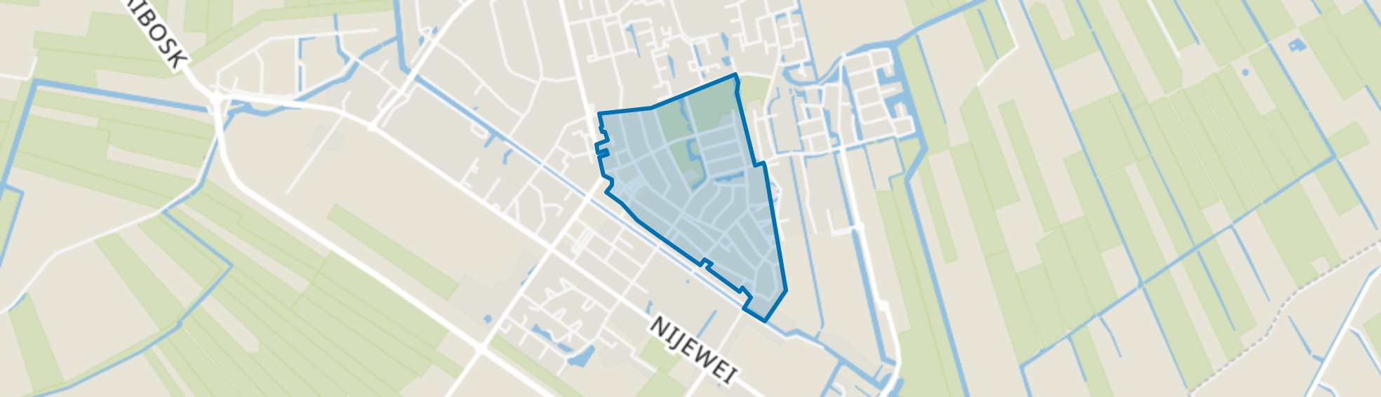 Gorredijk-Groene Long, Gorredijk map