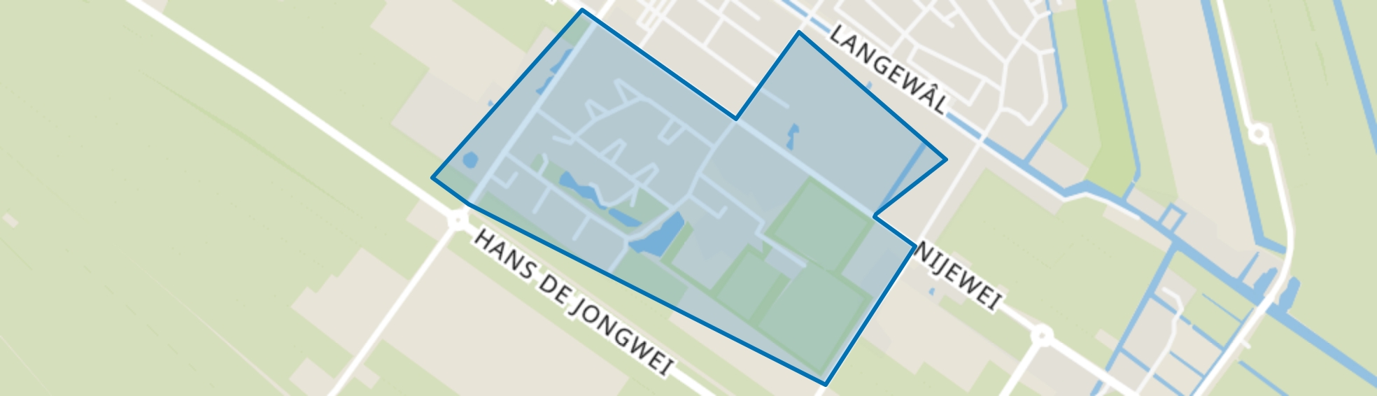 Gorredijk-Miente, Gorredijk map