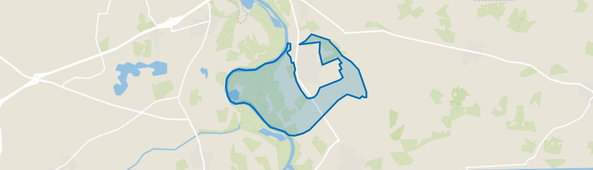 Verspreide huizen Gorssel, Gorssel map