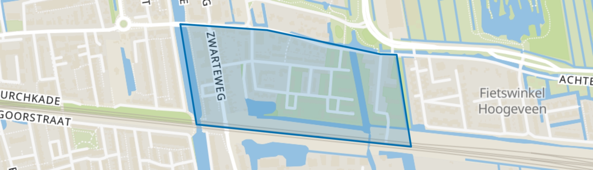 Achterwillenseweg, Gouda map