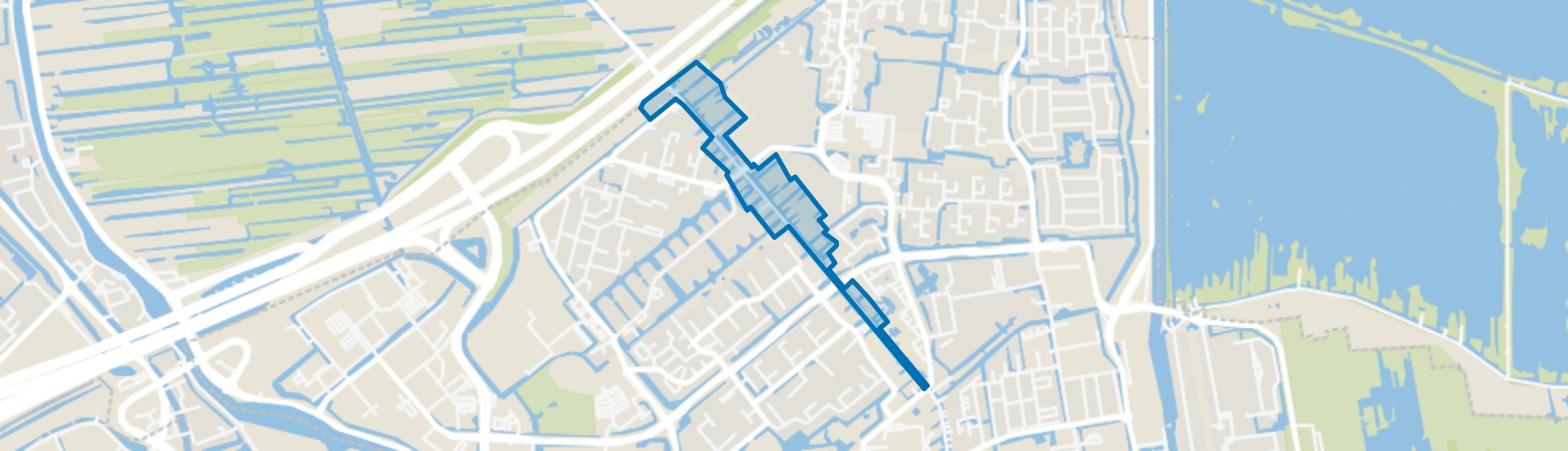 Bloemendaalseweg, Gouda map