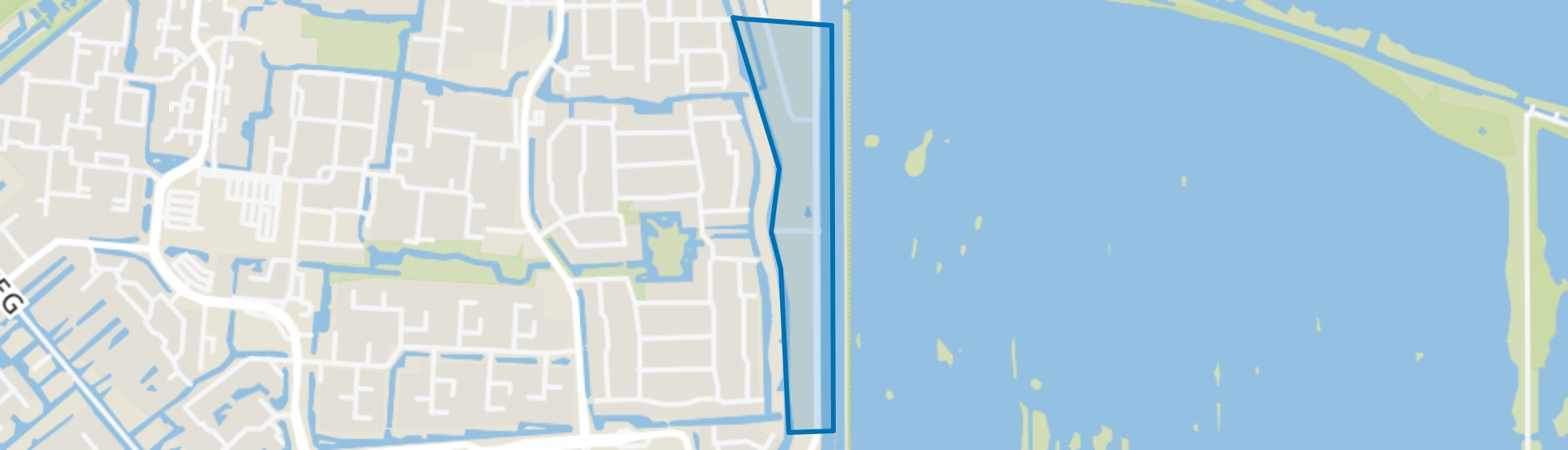 Bodegraafsestraatweg, Gouda map