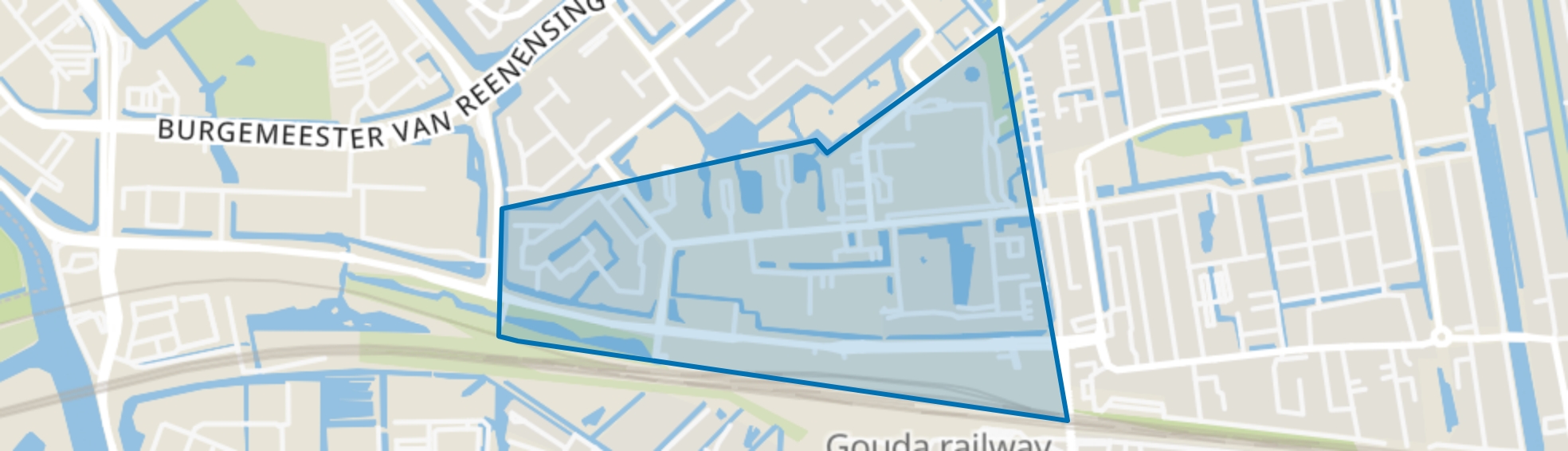 Boerhaavekwartier, Gouda map