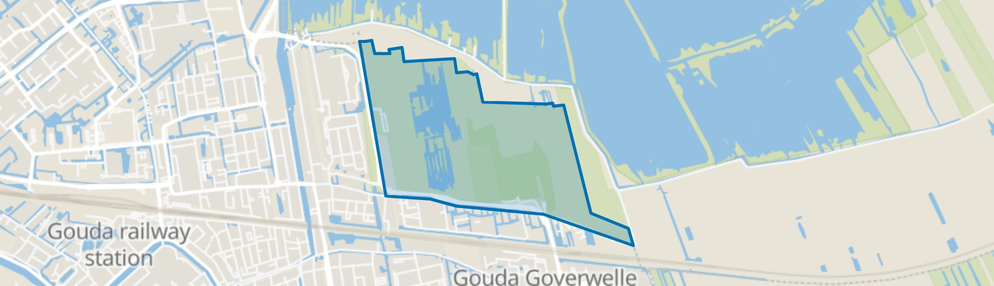 De Goudse Hout, Gouda map