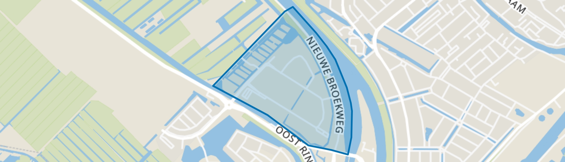 Gouwestroom, Gouda map