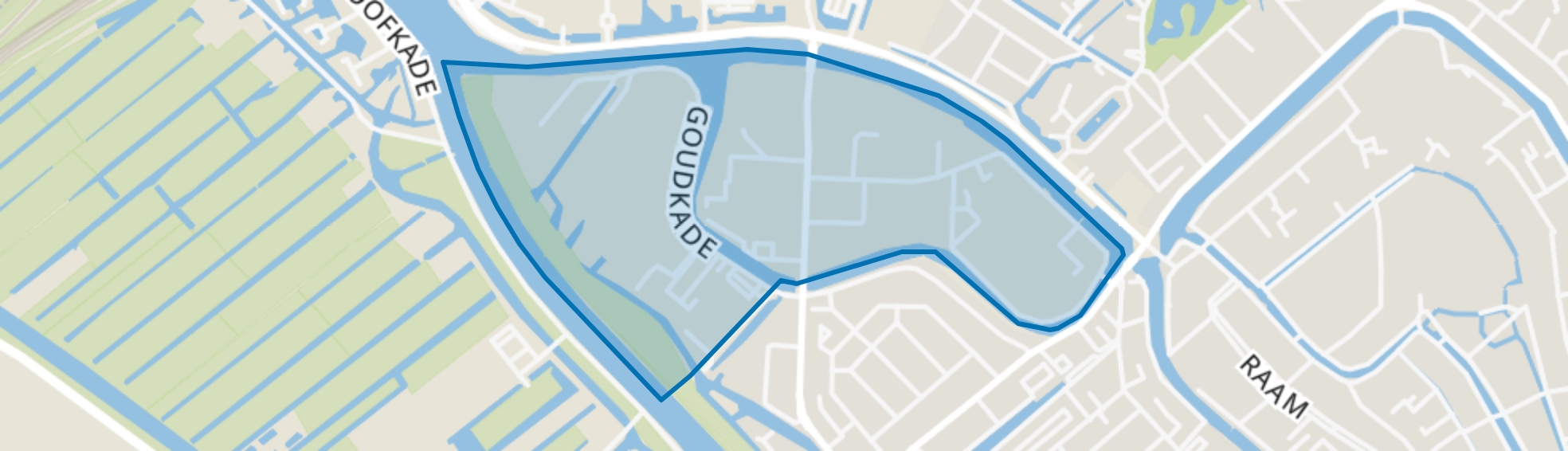 Industrieterrein Kromme Gouwe, Gouda map