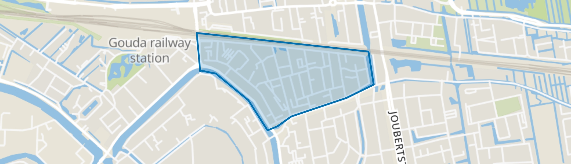 Kadenbuurt, Gouda map