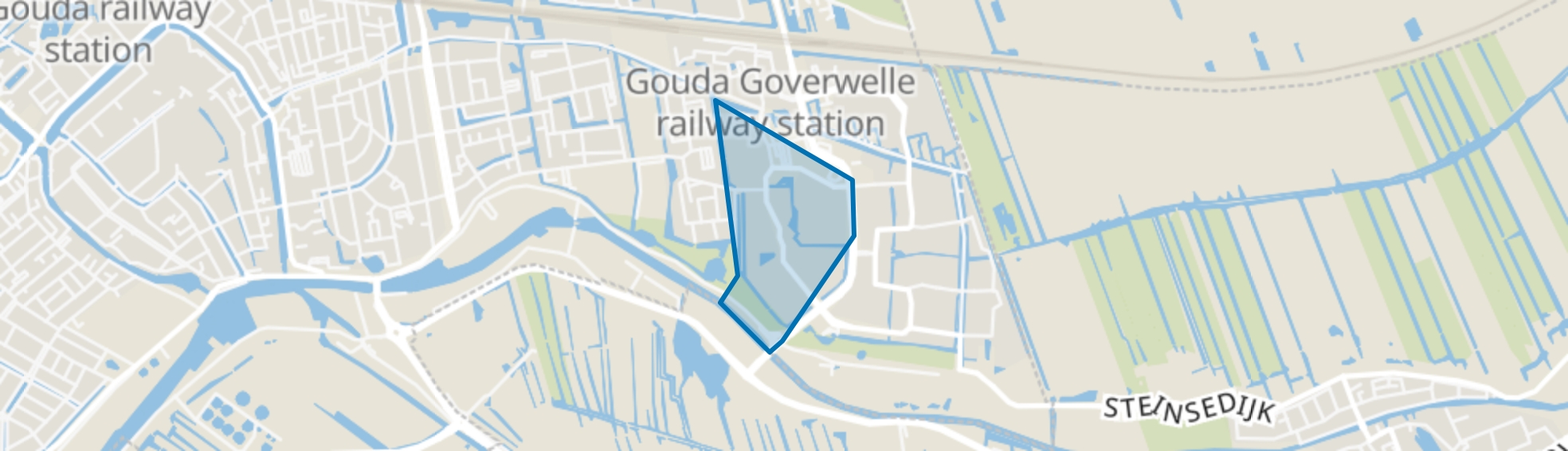 Molenbuurt, Gouda map