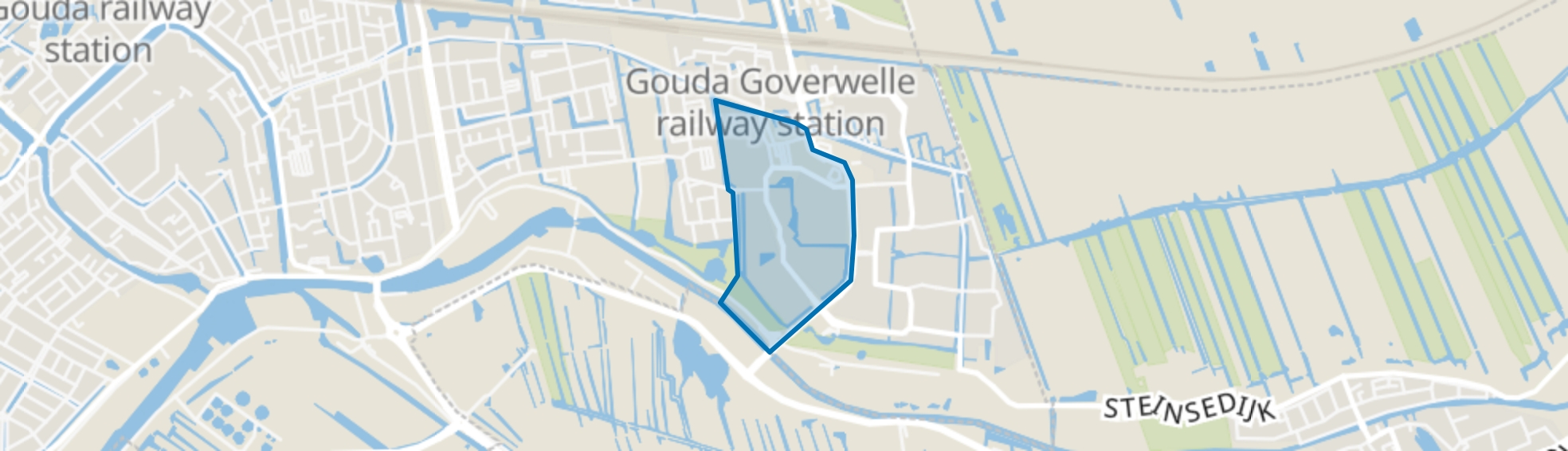 Molenbuurt, Gouda map