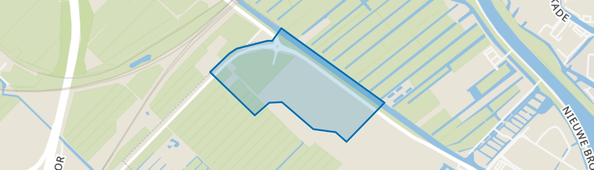 Pioniersbuurt, Gouda map