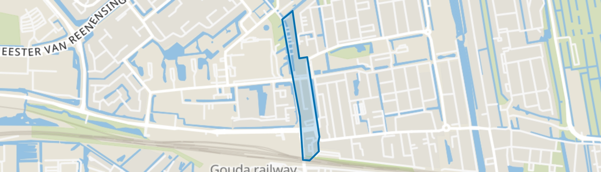 Statensingel, Gouda map