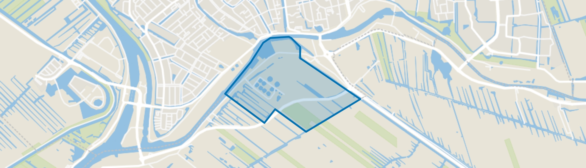 Stolwijkersluis West, Gouda map
