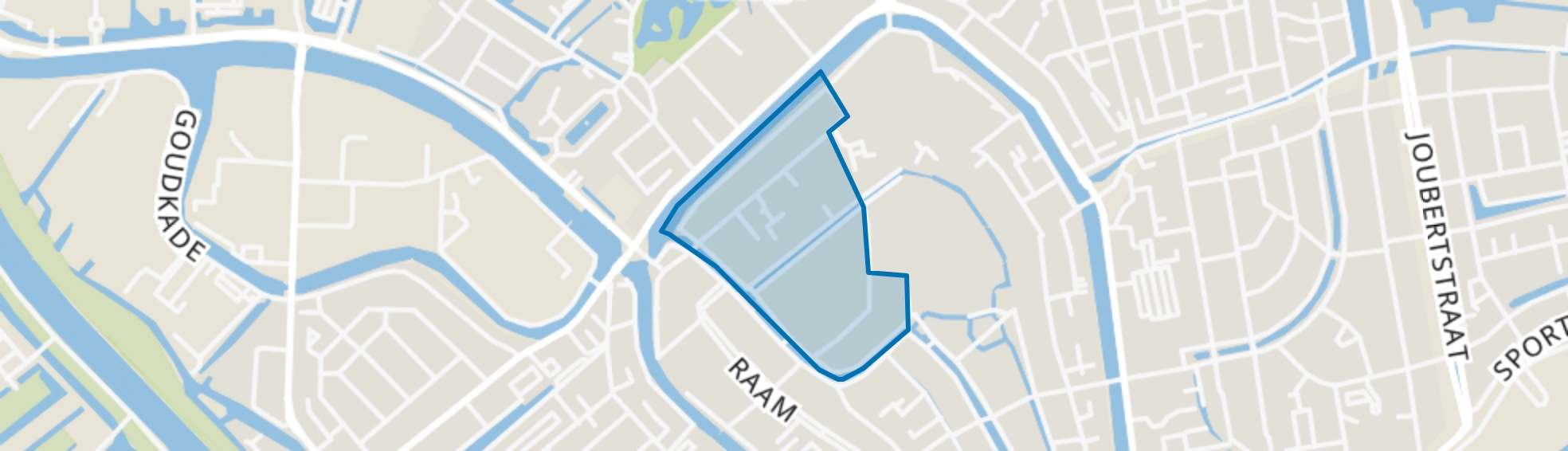 Turfmarkt e.o., Gouda map