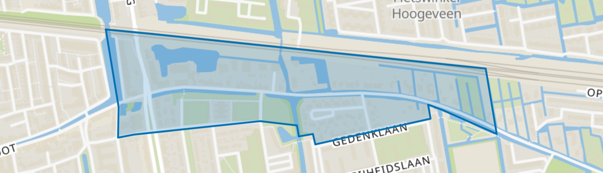 Voorwillenseweg, Gouda map