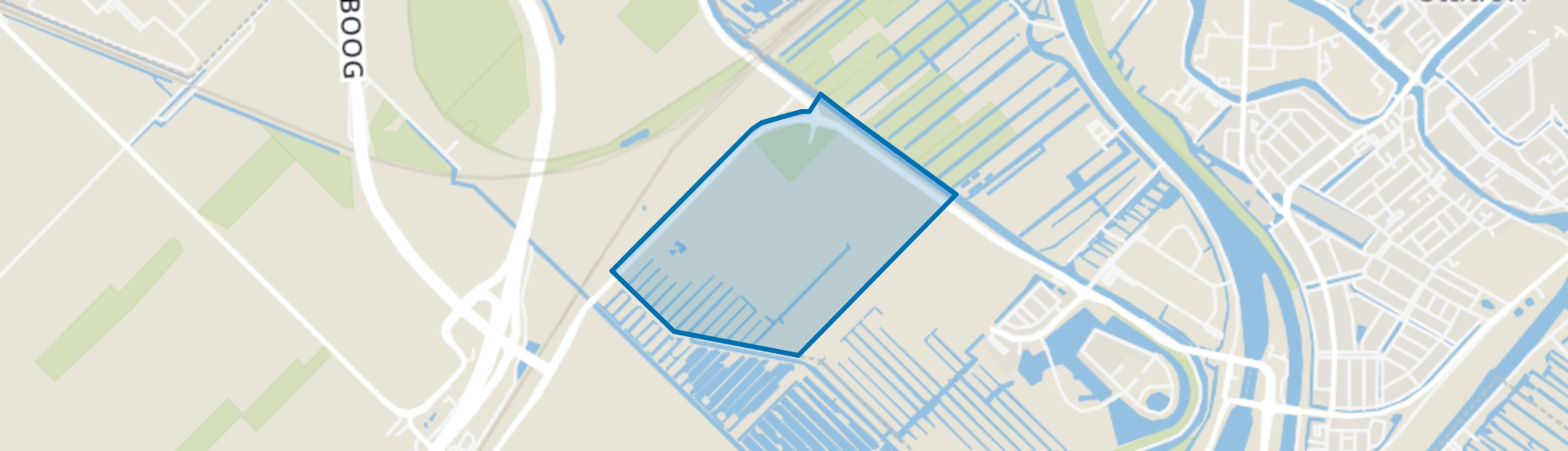 Westergouwe, Gouda map