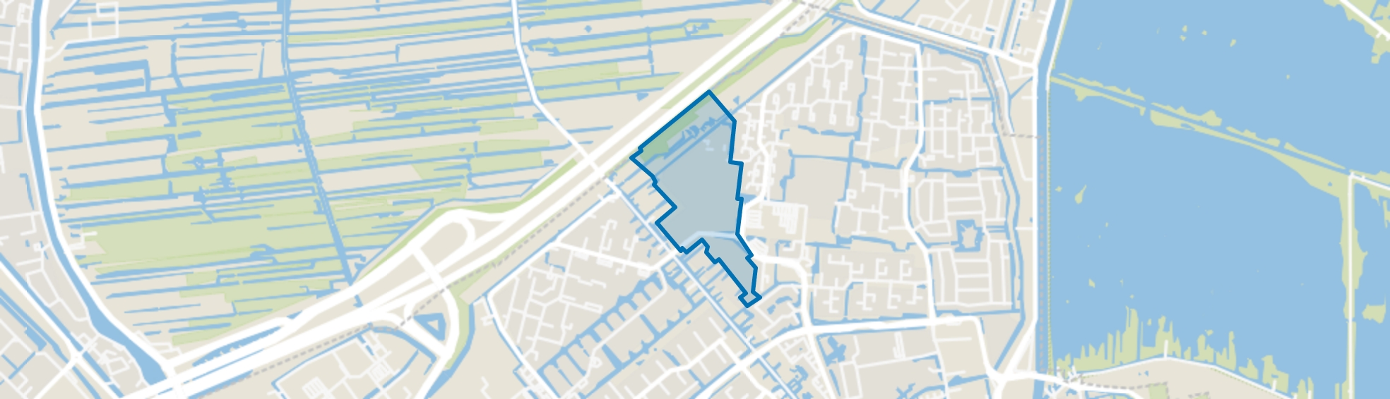 Zomenbuurt, Gouda map