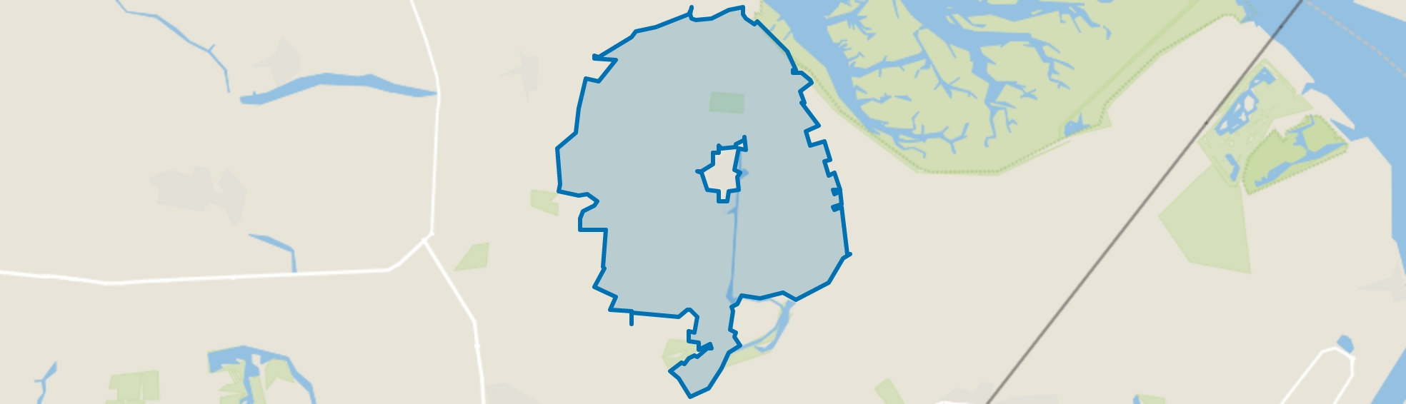 Buitengebied Graauw, Graauw map