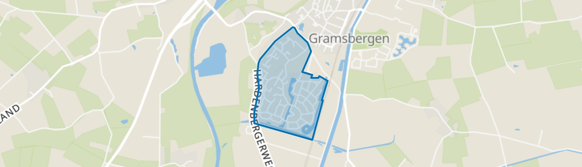 Gramsbergen Uitbreidingsplan, Gramsbergen map