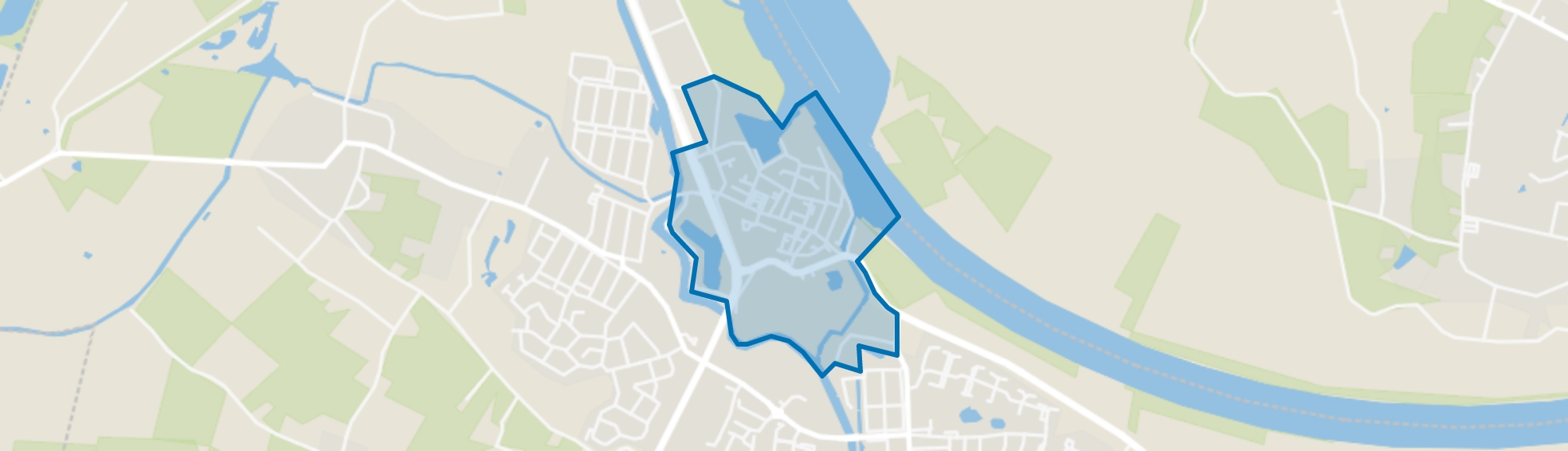 Binnenstad-Grave, Grave map