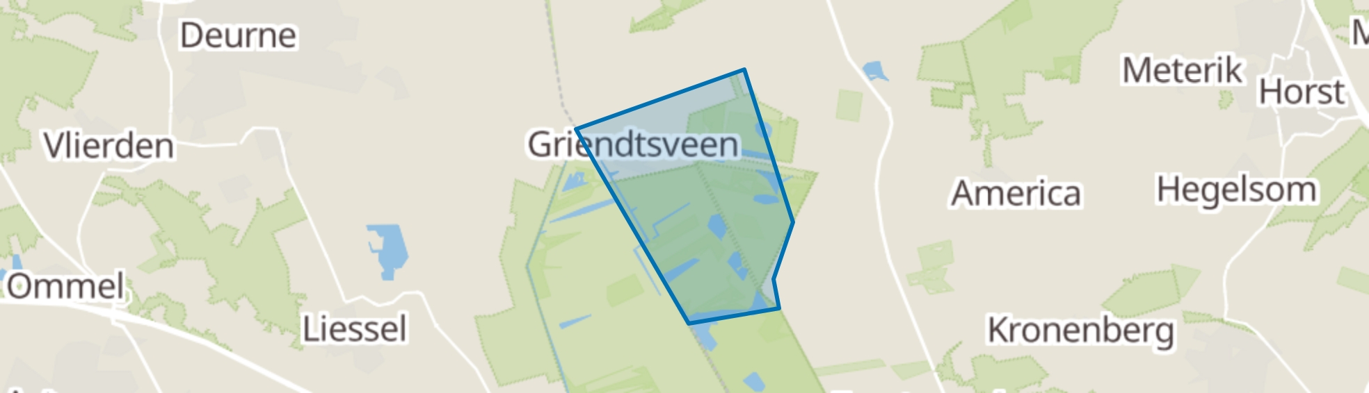 Griendtsveen map