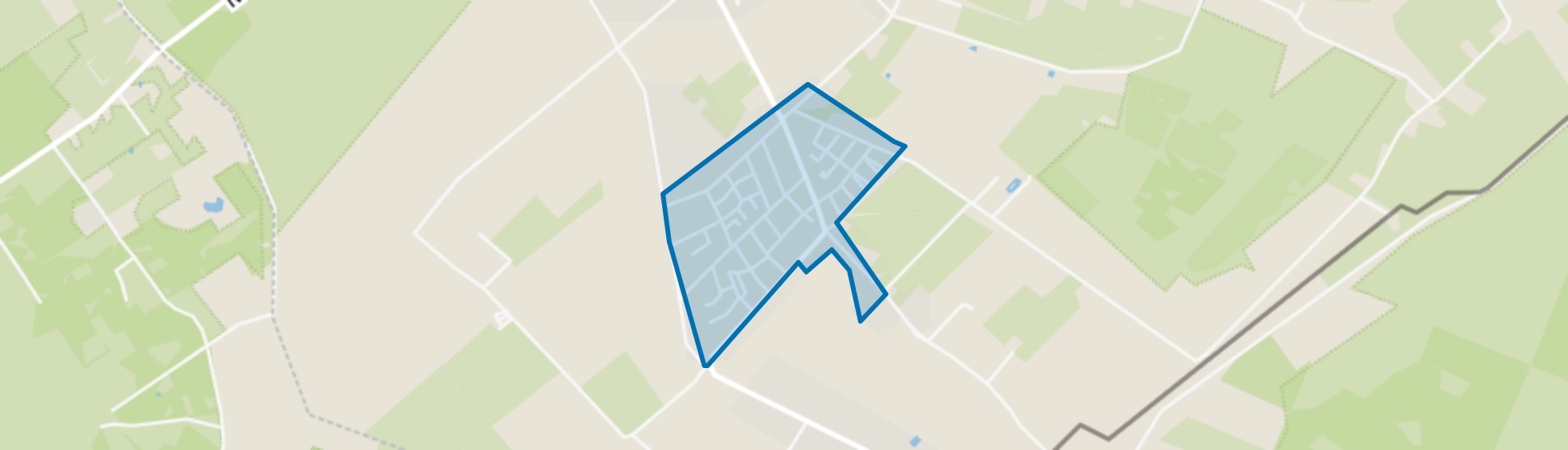 Breedeweg, Groesbeek map